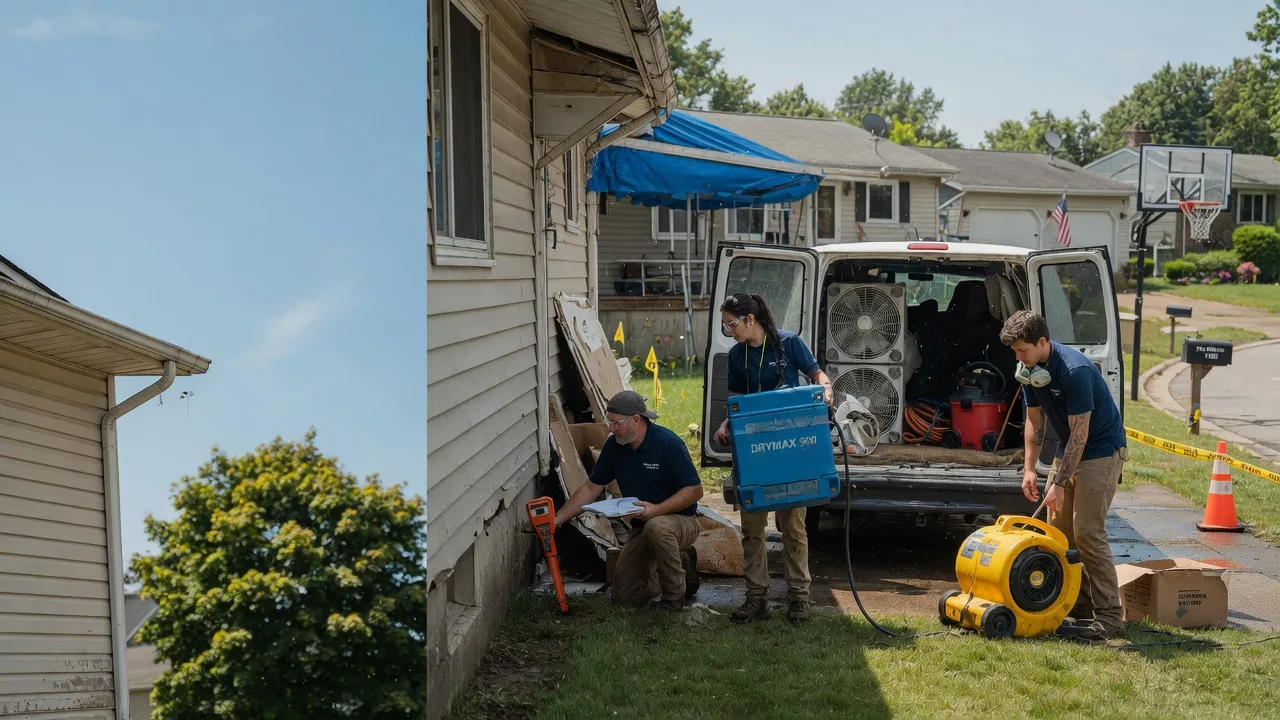 Ceiling Leak Cleanup in Clarion, PA near me